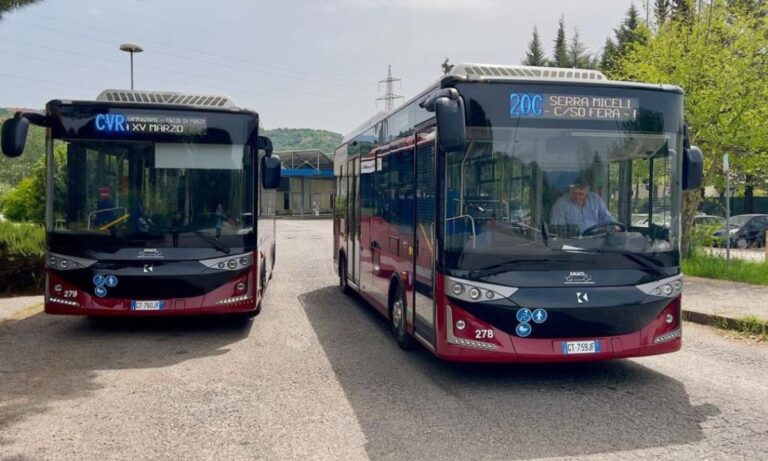 Amaco Cosenza, segnali di vita con due nuovi  bus elettrici