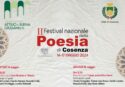 Torna a Cosenza il Festival nazionale della poesia: al via la seconda edizione